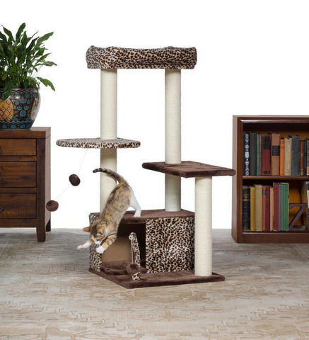 Image of Prevue Pet Kitty Power Paws Leopard Lounge