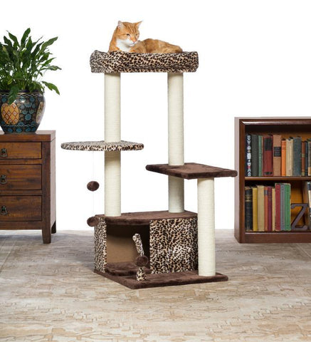 Image of Prevue Pet Kitty Power Paws Leopard Lounge