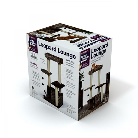 Image of Prevue Pet Kitty Power Paws Leopard Lounge