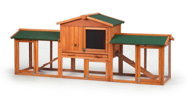 Prevue Pet Chicken Coop/Rabbit Hutch with Double-Run