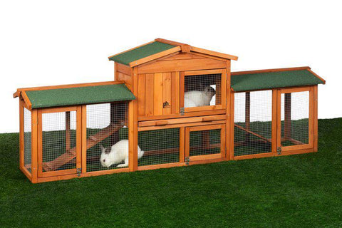 Image of Prevue Pet Chicken Coop/Rabbit Hutch with Double-Run