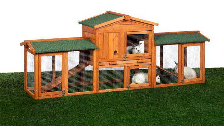 Prevue Pet Chicken Coop/Rabbit Hutch with Double-Run
