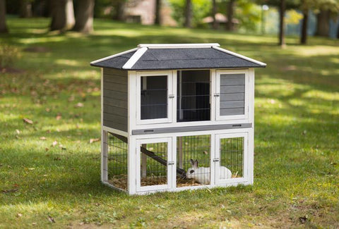 Image of Prevue Pet Rabbit Hutch Duplex