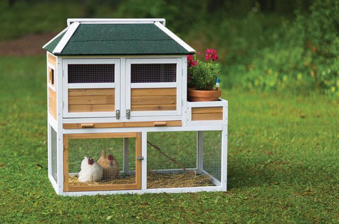 Image of Prevue Pet Chicken Coop with Herb Planter