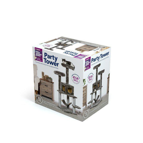 Image of Prevue Pet Kitty Power Paws Party Tower