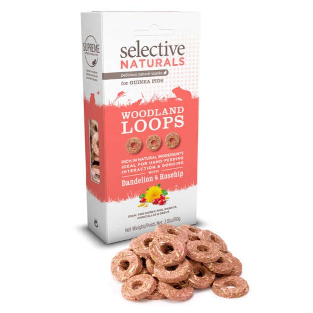 Small Pet Select Premium 100% Natural Woodland Loops With Timothy Dandelion and Rosehip