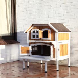 Image of Trixie Pet Natura 2-Story Cat Cottage