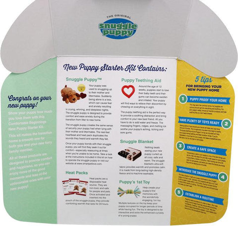 Image of Snuggle Puppy Starter Kit For New Puppy/Dog And Dog Owner