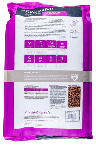Image of Purina Exclusive Signature Cat Food, Chicken/Brown Rice