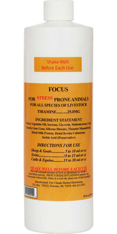 Image of Focus Oral Calming Liquid for Livestock