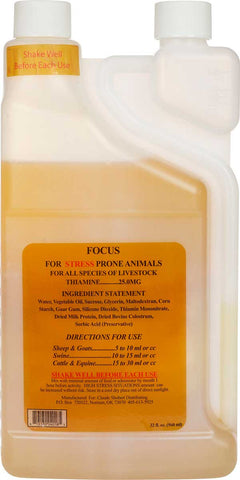 Image of Focus Oral Calming Liquid for Livestock