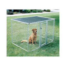 Midwest Chain Link Portable Dog Kennel- Silver