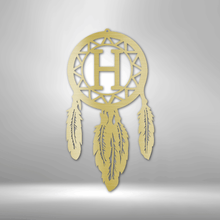 Personalized Dream Catcher Monogram - Custom Steel Sign