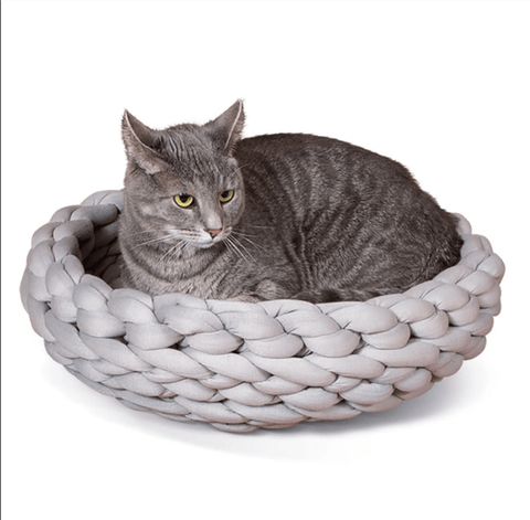 Image of K&H Pet Products Knitted Pet Bed 17″ x 17″ x 4″