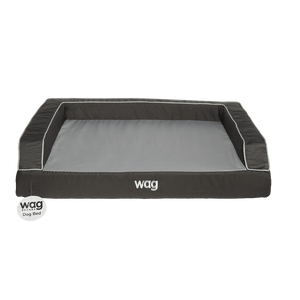 Wag Lifestyle Premium Bolster, Cooling Memory Foam, Orthopedic Foam, And  Charcoal Infused High Density Foam Base Dog Bed