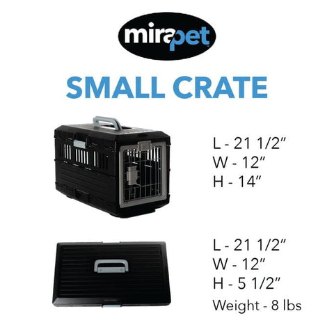 Image of Mirapet Collapsible Pet Crate Travel Bundle