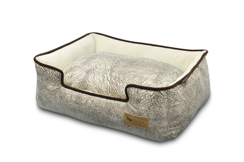 Image of Savannah Lounge Microsuede Pet Bed- Eco-friendly- Rectangular