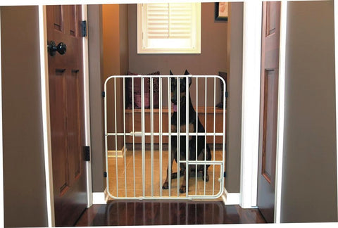 Image of Carlson Big Tuffy Expandable Gate with Small Pet Door