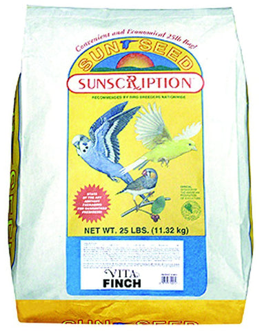 Image of Sunseed Vita Formula Fruit And Veggies Seed Mix For Finches, Parrots, Conures, Cockatoos- 25 lbs. 5.00% Off Auto renew