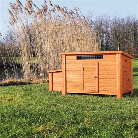 Image of Trixie Pet Natura Brown, 2 Nesting Box Chicken Coop