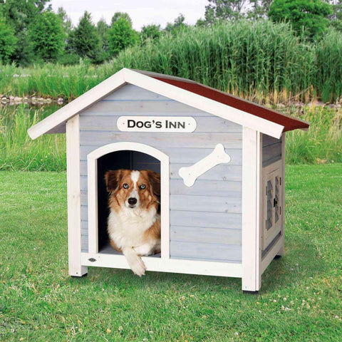 Image of Trixie Pet Natura Dog's Inn Dog House Blue M-L