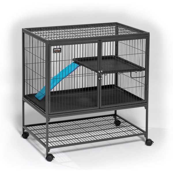Midwest Ferret Nation Unit with Stand Platinum Gray Hammertone