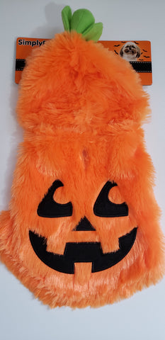 Image of SimplyDog Furry Pumpkin Pet Costume