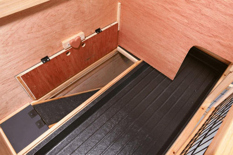 Image of Trixie Pet Products 2 Story Rabbit Hutch with Insulation