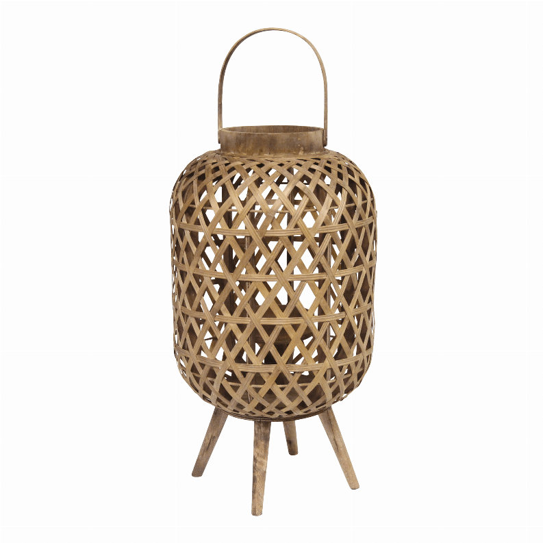 Tulum Woven Lantern Stand