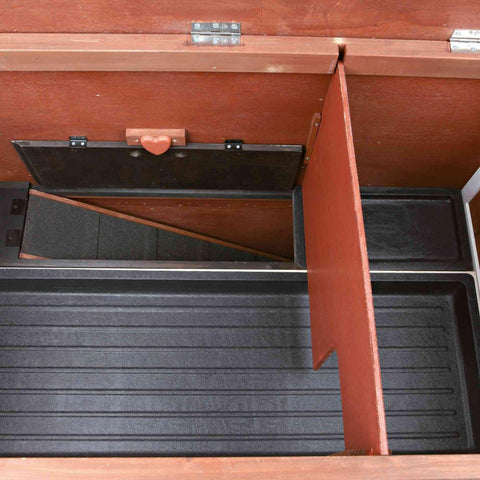Image of Trixie Pet Products 2 Story Rabbit Hutch with Insulation