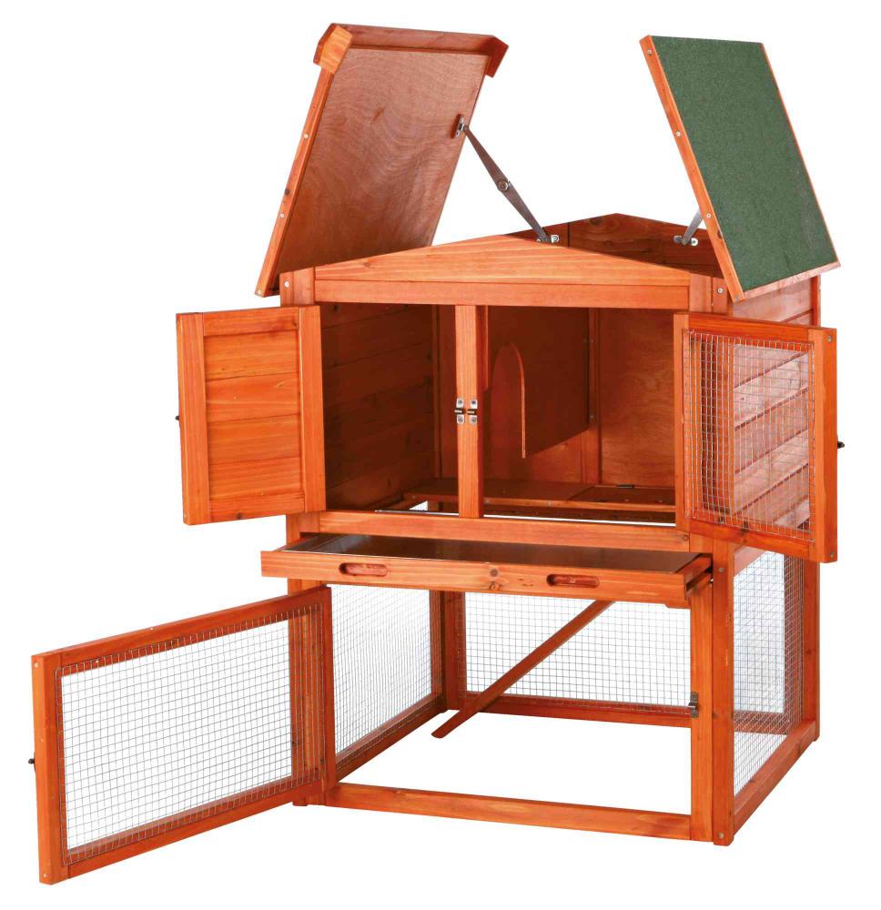 Trixie Natura Rabbit Hutch with Peaked Roof