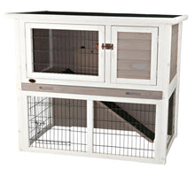 Trixie Natura Small Animal Hutch with Sloped Roof And Outdoor Run
