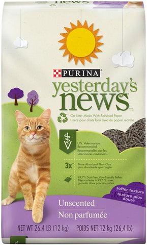 Image of Purina Yesterday's News Soft Texture Cat Litter - Unscented