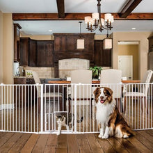 Carlson Pet Products 2-IN-1 Super Wide Pet Pen and Gate, 28" H