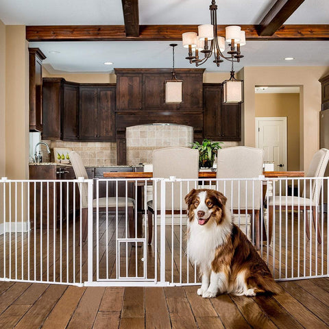 Image of Carlson Pet Products 2-IN-1 Super Wide Pet Pen and Gate, 28" H