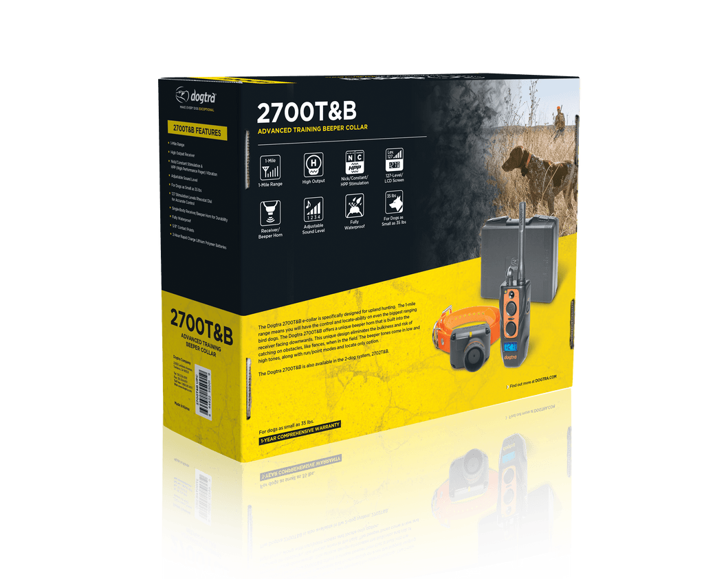 Dogtra 2700 T&B 1-Mile Training & Beeper Collar For 1 Dog