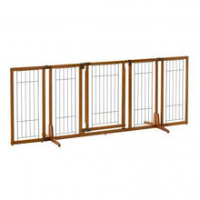 Richell Wide Premium Plus Freestanding Pet Gate For Dogs 84" Wide
