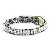 Susan Lanci Designs Cheetah Couture 3 Row Giltmore Swarovski Crystal Collar