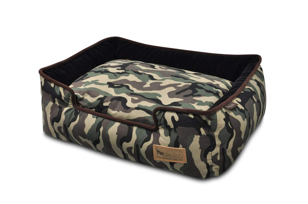 Camouflage Lounge Pet Bed- Eco-friendly