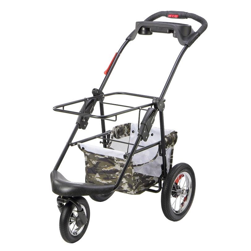 Petique 5-in-1 Pet Stroller FRAME ONLY (Stainless Steel Tires)