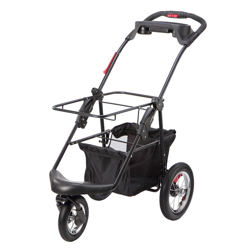 Petique 5-in-1 Pet Stroller FRAME ONLY (Stainless Steel Tires)