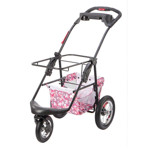 Image of Petique 5-in-1 Pet Stroller FRAME ONLY (Stainless Steel Tires)