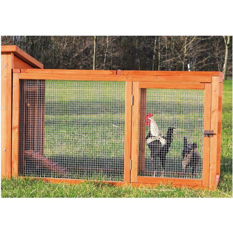 Image of Trixie Pet Natura Chicken Outdoor Run with Covered Top
