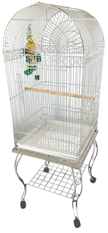 Image of Economy Dome Top Bird Cage - 20 x 20 x 58 Inch