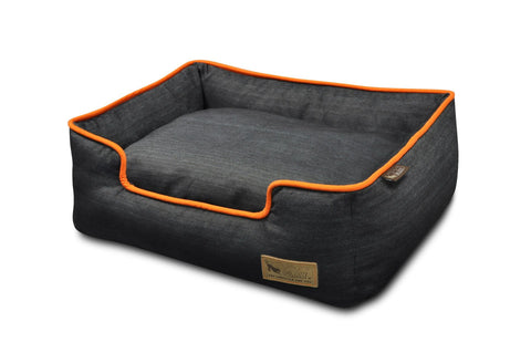 Image of Urban Denim Lounge Pet Bed - Eco-friendly - Rectangular