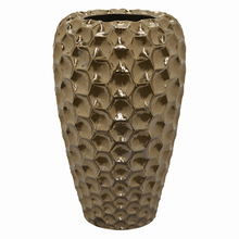 Plutus Brands Ceramic Vase in Bronze Porcelain