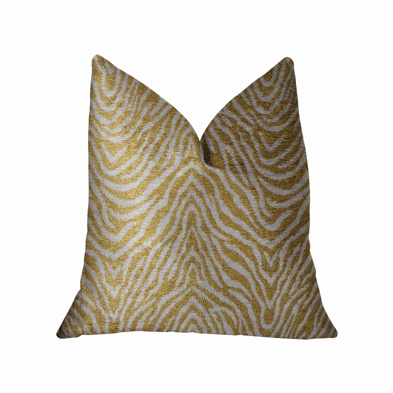 Plutus Luxury Throw Pillow (Yellow Mixed Variety)