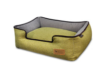 Houndstooth Lounge Bed - Yellow