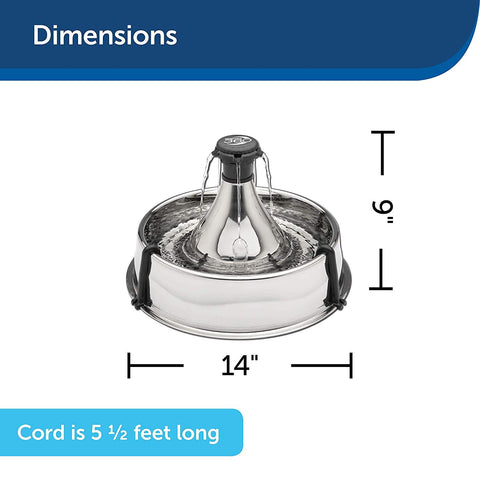 Image of PetSafe 360 Fountain Stainless Steel Fountain Kit For Multiple Pets