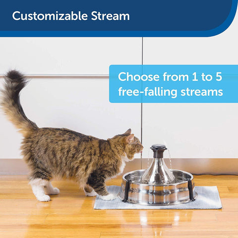 Image of PetSafe 360 Fountain Stainless Steel Fountain Kit For Multiple Pets
